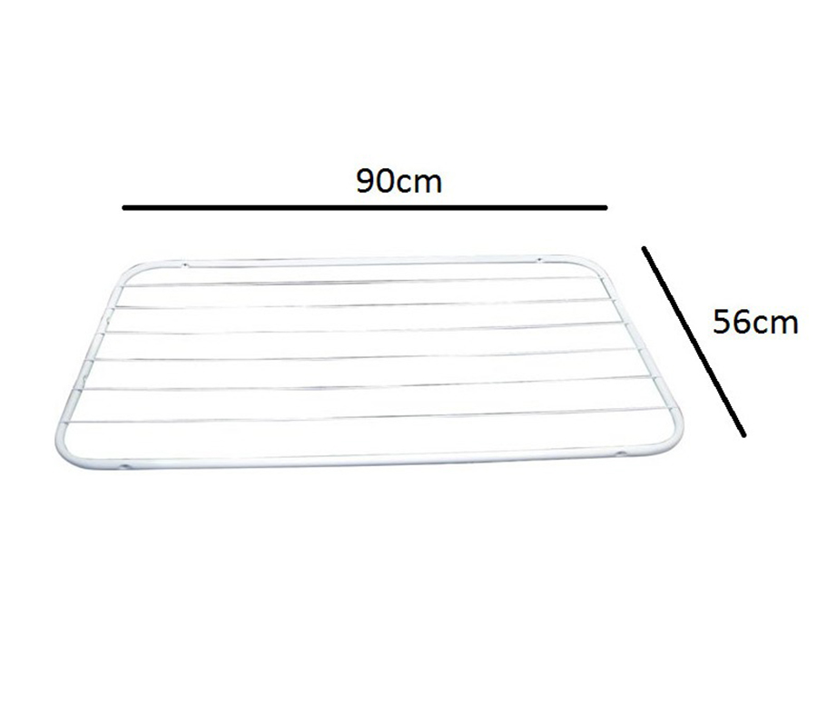 Varal de Teto em Aço 90x56cm com Kit de Instalação Maxeb - Imagem 4