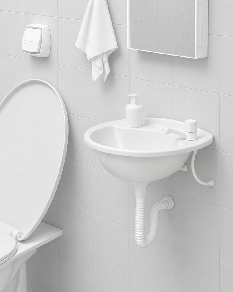 Kit Sifão Sanfonado, Válvula e Adaptador Lava-Louças Branco - Imagem 4