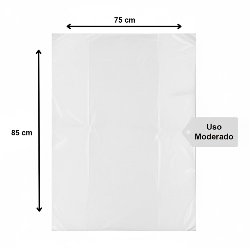 Saco de Lixo 100L Reforçado Uso Moderado 100 Unidades - Imagem 2