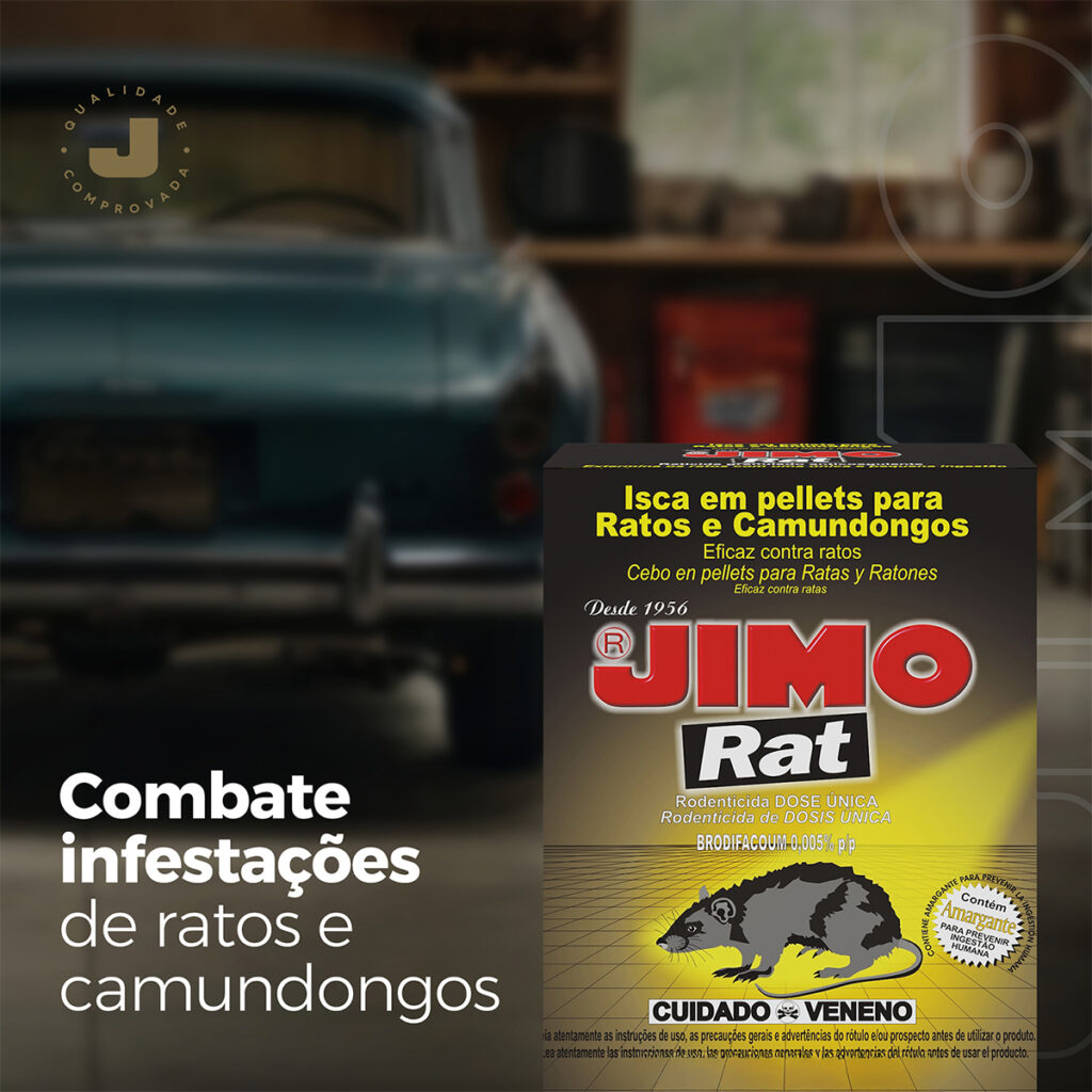 Veneno de Rato Isca Granulada Kit 4 Pacotes de 25g Jimo - Imagem 4