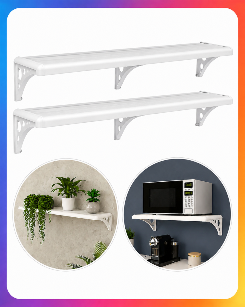 Prateleira de Parede Astra PVC 40cm Branca até 25kg Kit 2 - Imagem 10