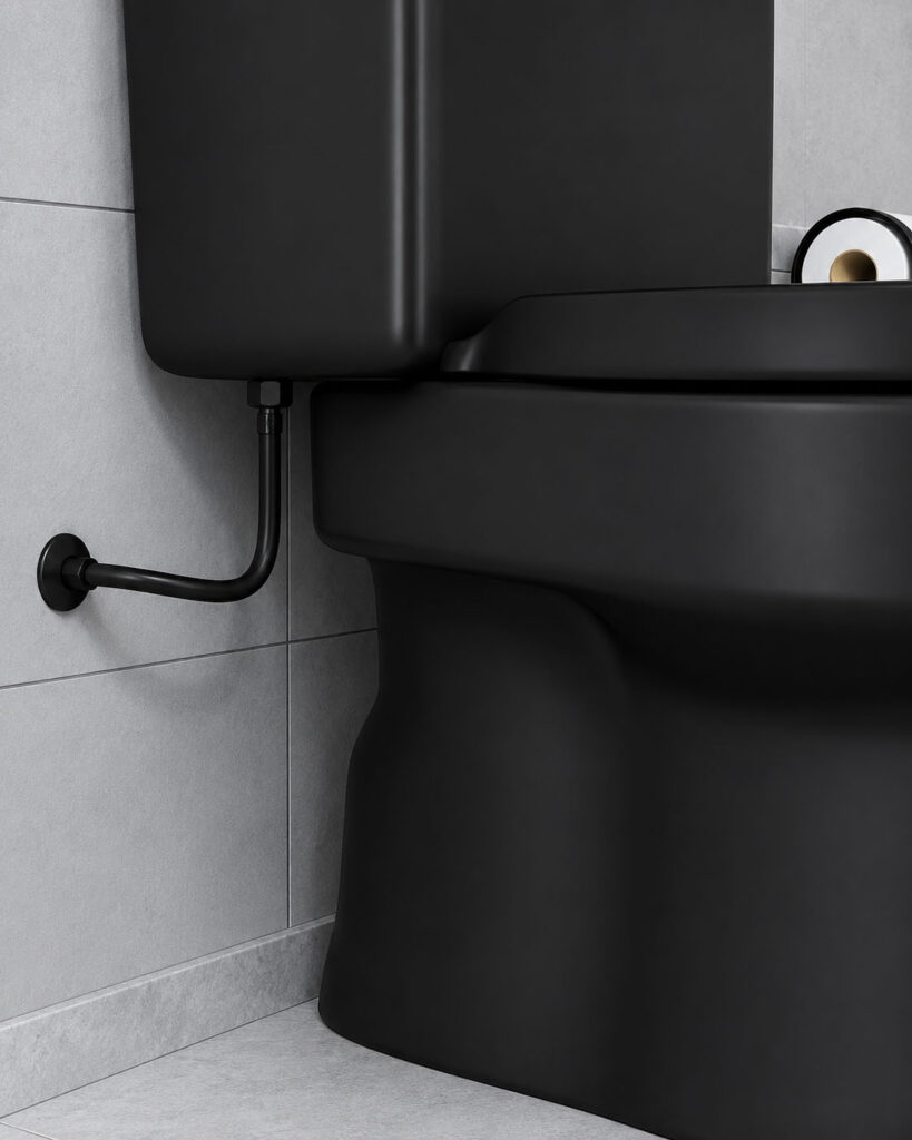 Engate Flexível PVC Preto 50cm 1/2 para Torneira Astra - Imagem 6