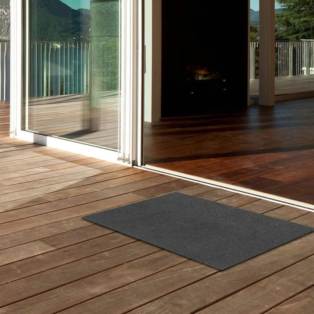 Tapete Seca Pé Home Agulhado Cinza 59x39cm Kapazi - Imagem 6