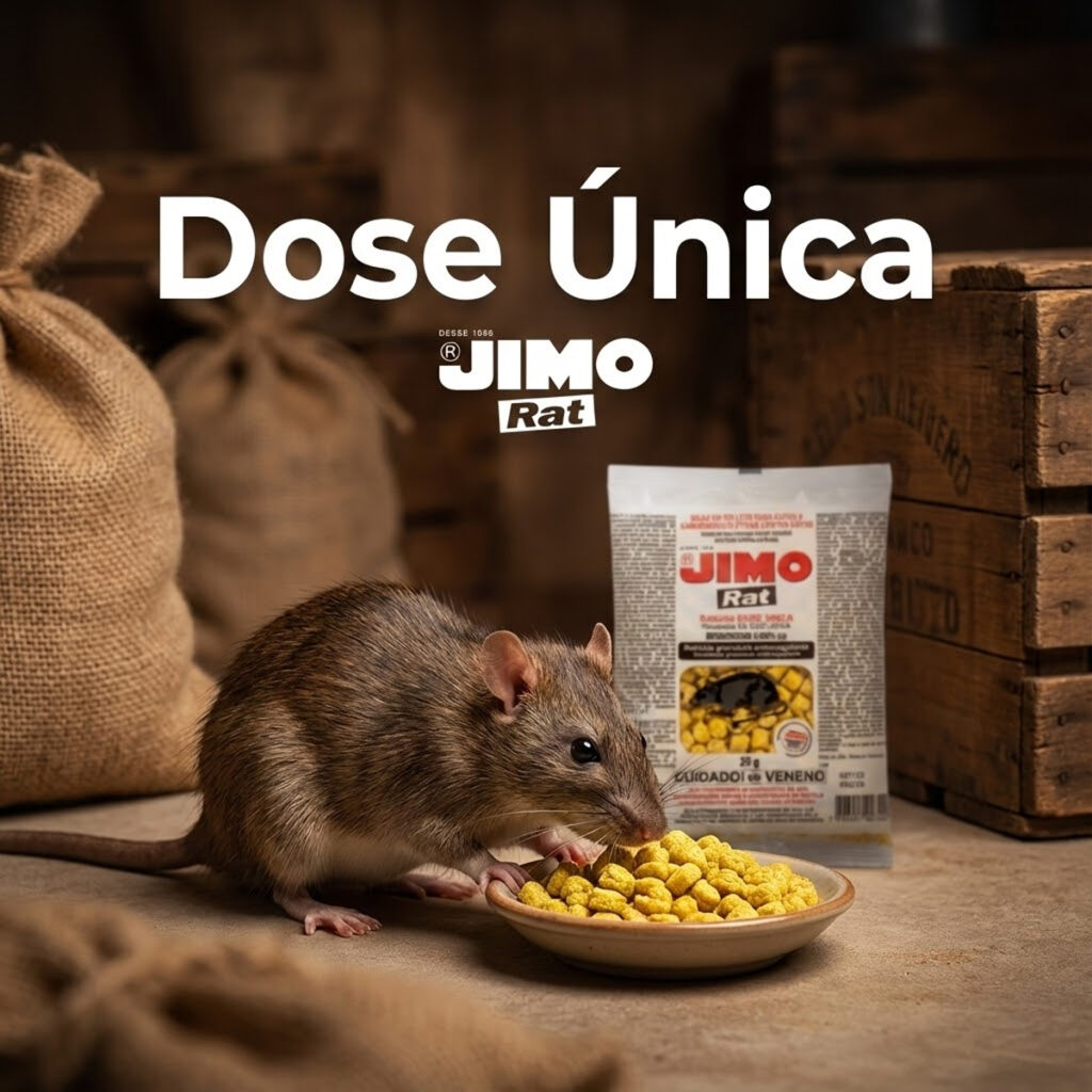 Veneno de Rato Isca Granulada Kit 4 Pacotes de 25g Jimo - Imagem 2
