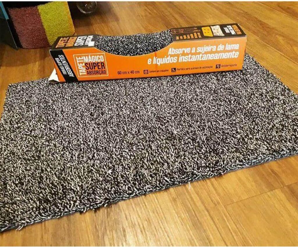 Tapete Seca Pé Mágico Super Absorção 80x50cm Kapazi - Imagem 5