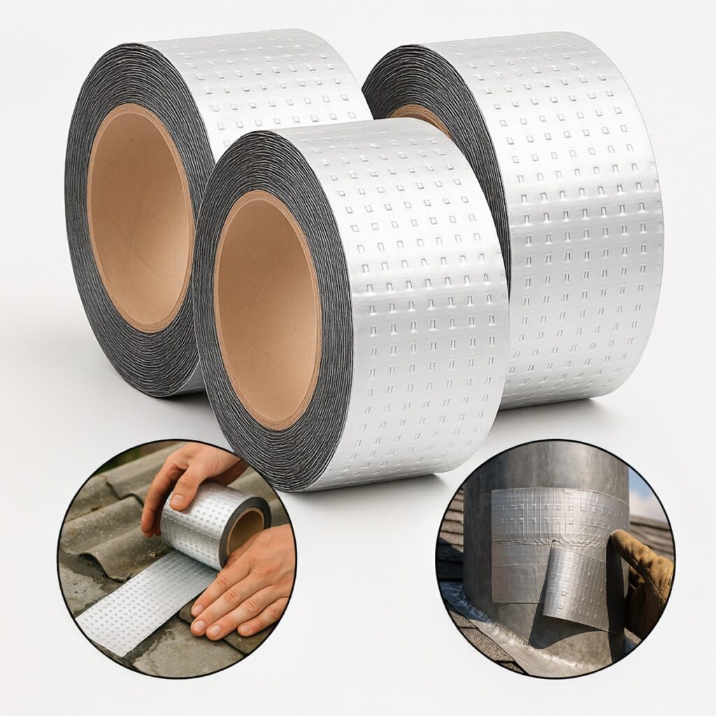 Fita Impermeável para Telhado Prateada 5cm x 10m Kit 3 - Imagem 2