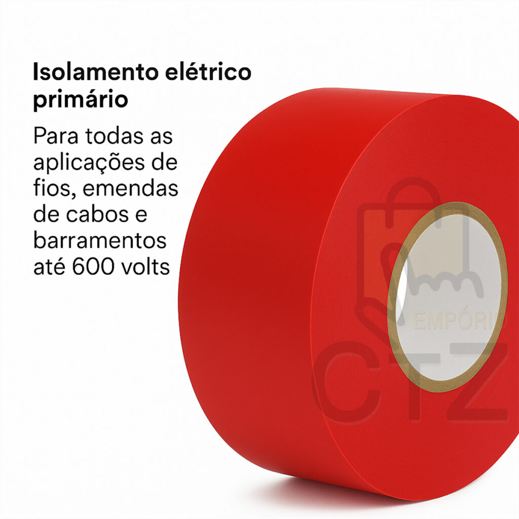 Fita Isolante Antichama Preta 19mm x 10m Vonder Kit 20 - Imagem 8