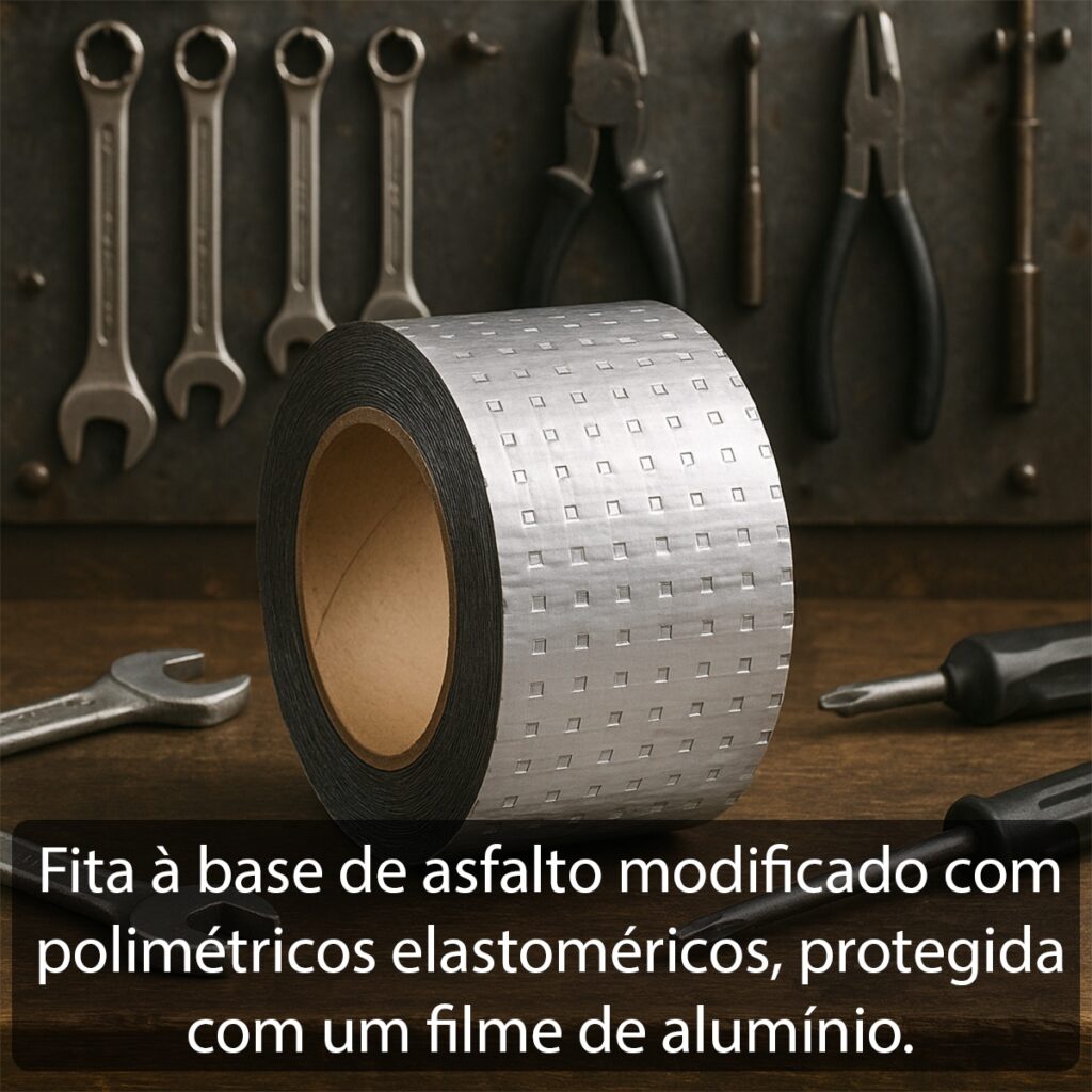 Fita Impermeável para Telhado Prateada 5cm x 10m Kit 3 - Imagem 6