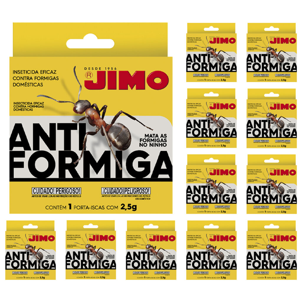 Kit 12 Venenos para Formiga Isca Granulada Jimo