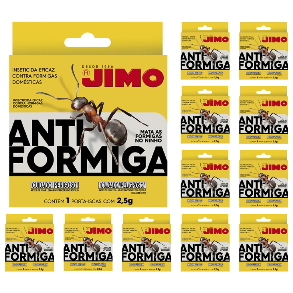Kit 12 Venenos para Formiga Isca Granulada Jimo