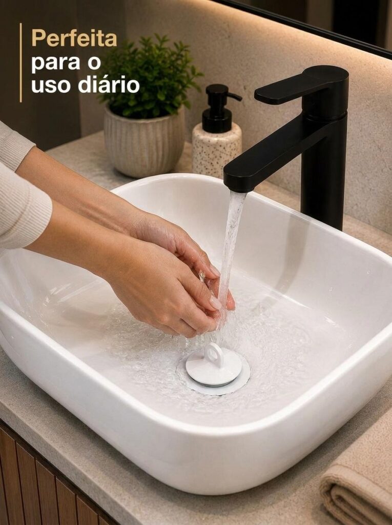 Kit Sifão Sanfonado e Válvula de Lavatório 7/8 Branco Astra - Imagem 4