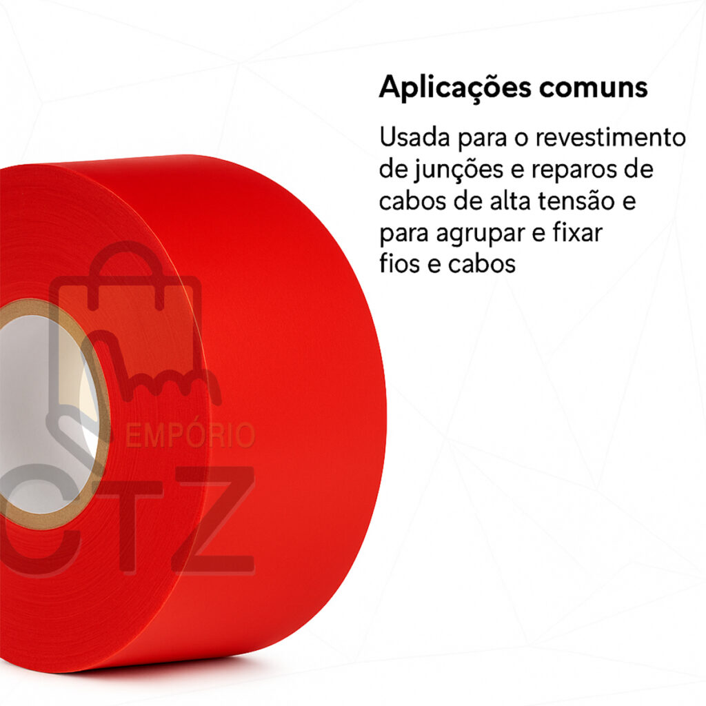 Fita Isolante Antichama Preta 19mm x 10m Vonder Kit 10 - Imagem 4