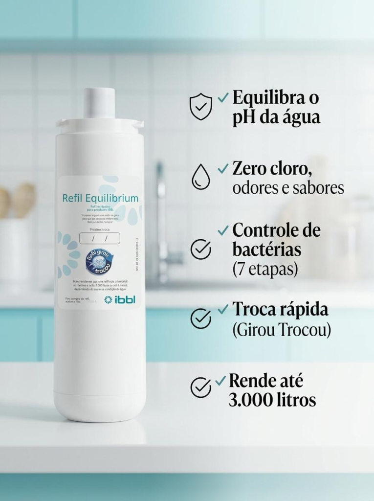 Refil IBBL Equilibrium para Purificador FR600, Evolux e Due - Imagem 5