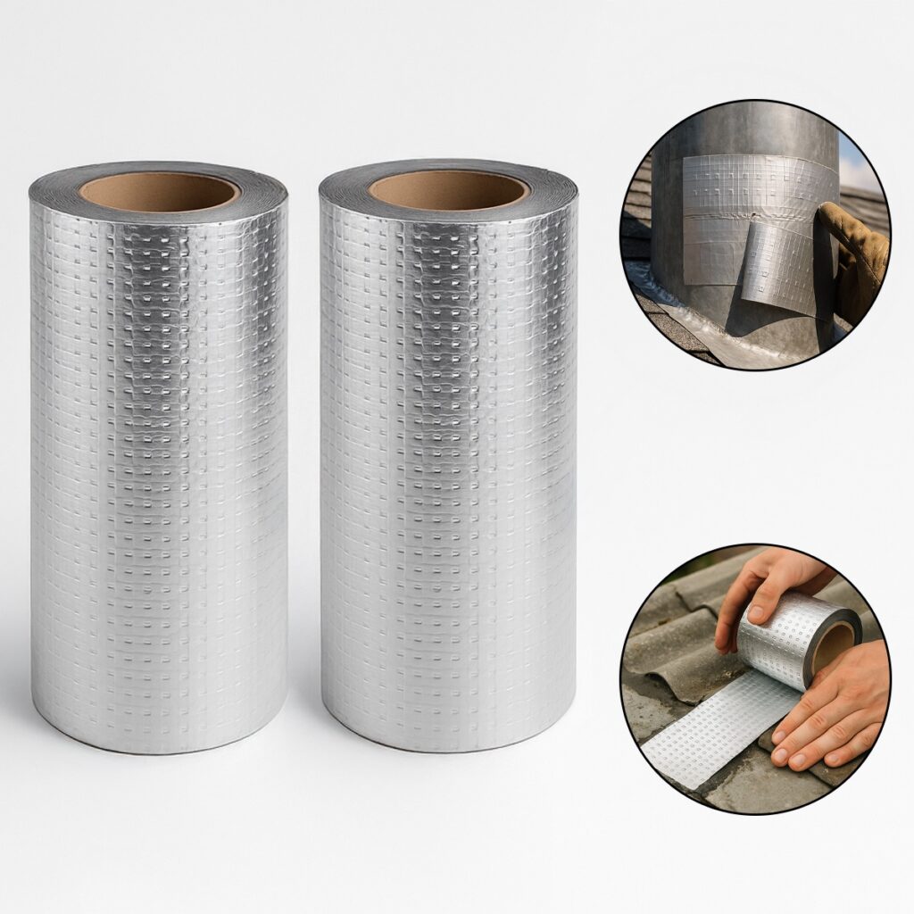 Fita Impermeável para Telhado Prateada 30cm x 10m Kit 2 - Imagem 7