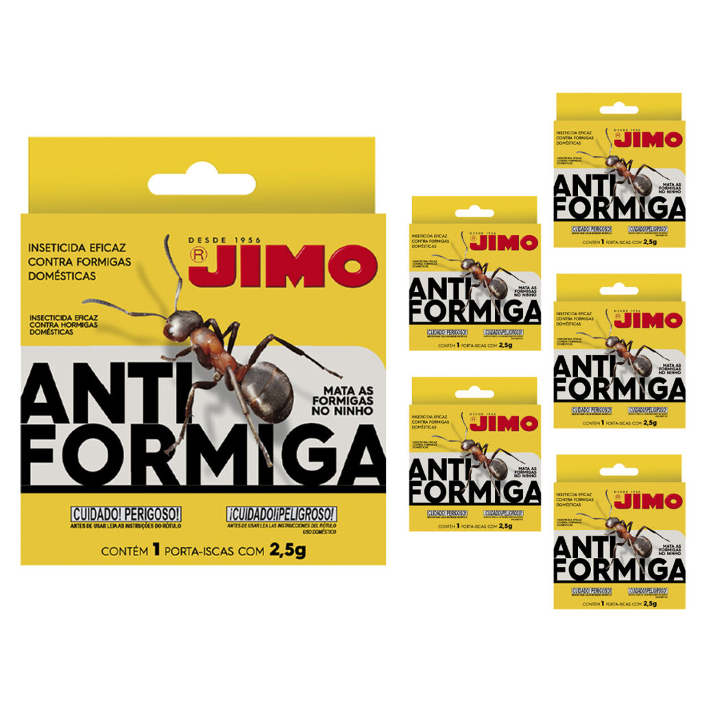 Kit 6 Venenos para Formiga Isca Granulada Jimo