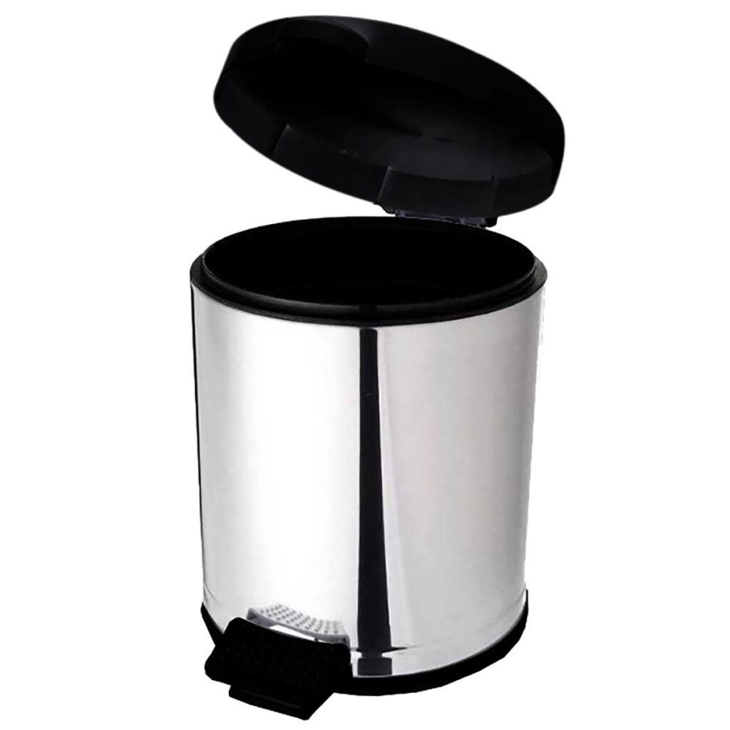 Lixeira Inox com Pedal 10,5L e Recipiente Plástico Viel - Imagem 4