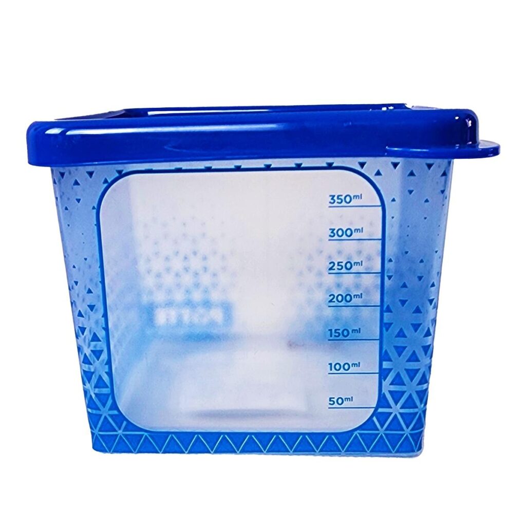 Pote com Tampa Quadrado P 350ml para Freezer Potte - Imagem 3