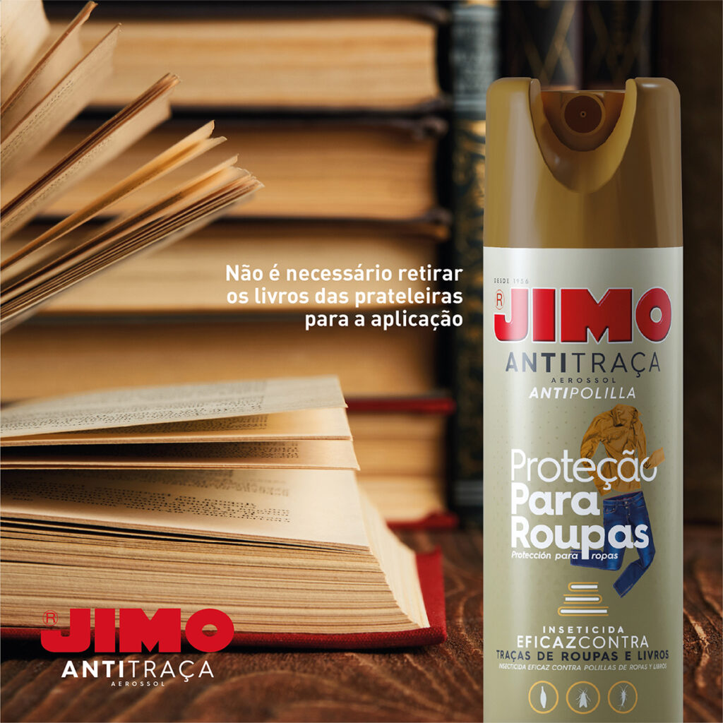 Kit 3 Anti Traça Spray 300ml para Roupas e Livros Jimo - Imagem 2