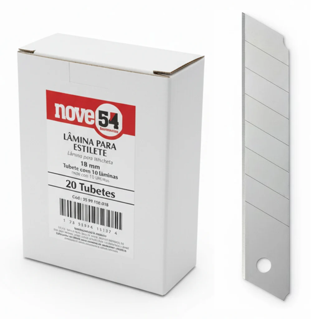 Lâmina para Estilete 18mm Nove54