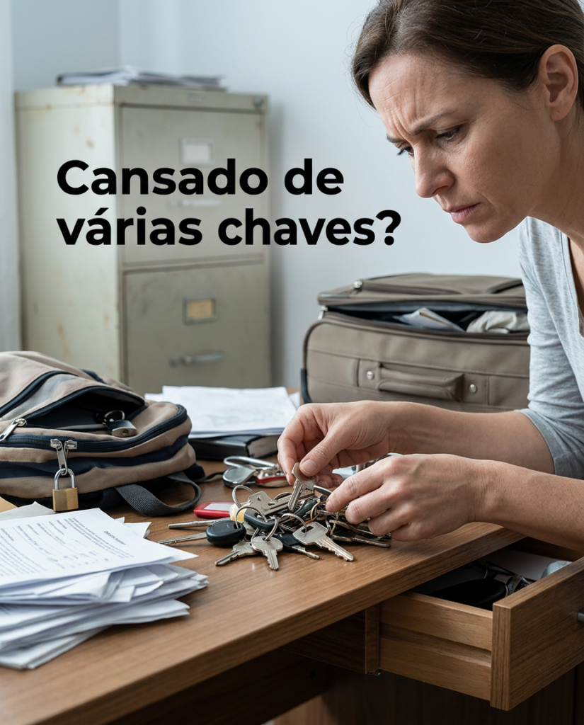 Cadeado de Latão 30mm Mesma Chave Kit 4 Pado - Imagem 2