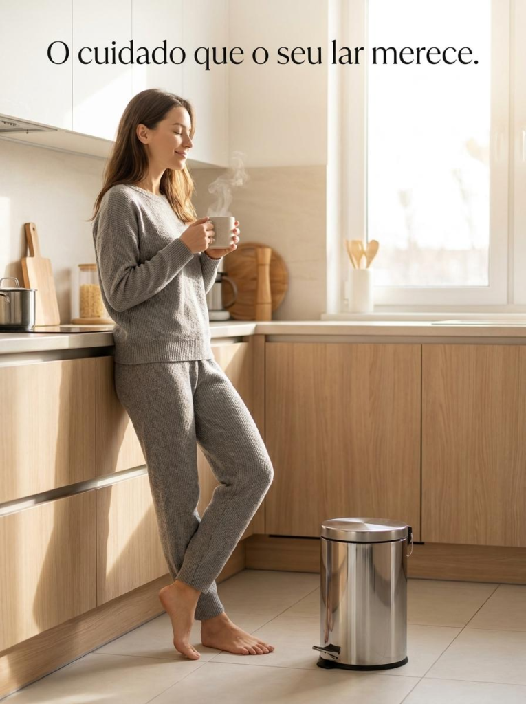 Lixeira Inox com Pedal 4,5L e Recipiente Removível Viel - Imagem 3