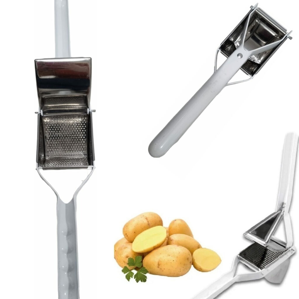 Espremedor de Batata e Legumes Inox Triangular Grande Viel - Imagem 4