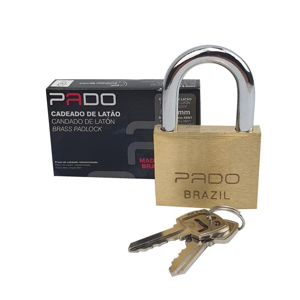 Cadeado de Latão 30mm com 2 Chaves Pado - Imagem 3