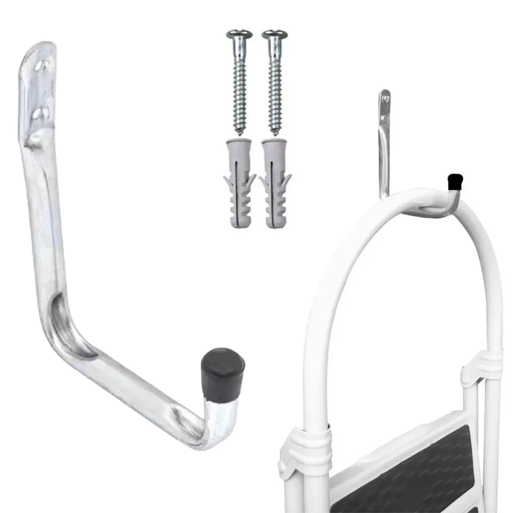 Gancho de Parede Pendure Tudo Aço Zincado Prata 7,5kg Maxeb
