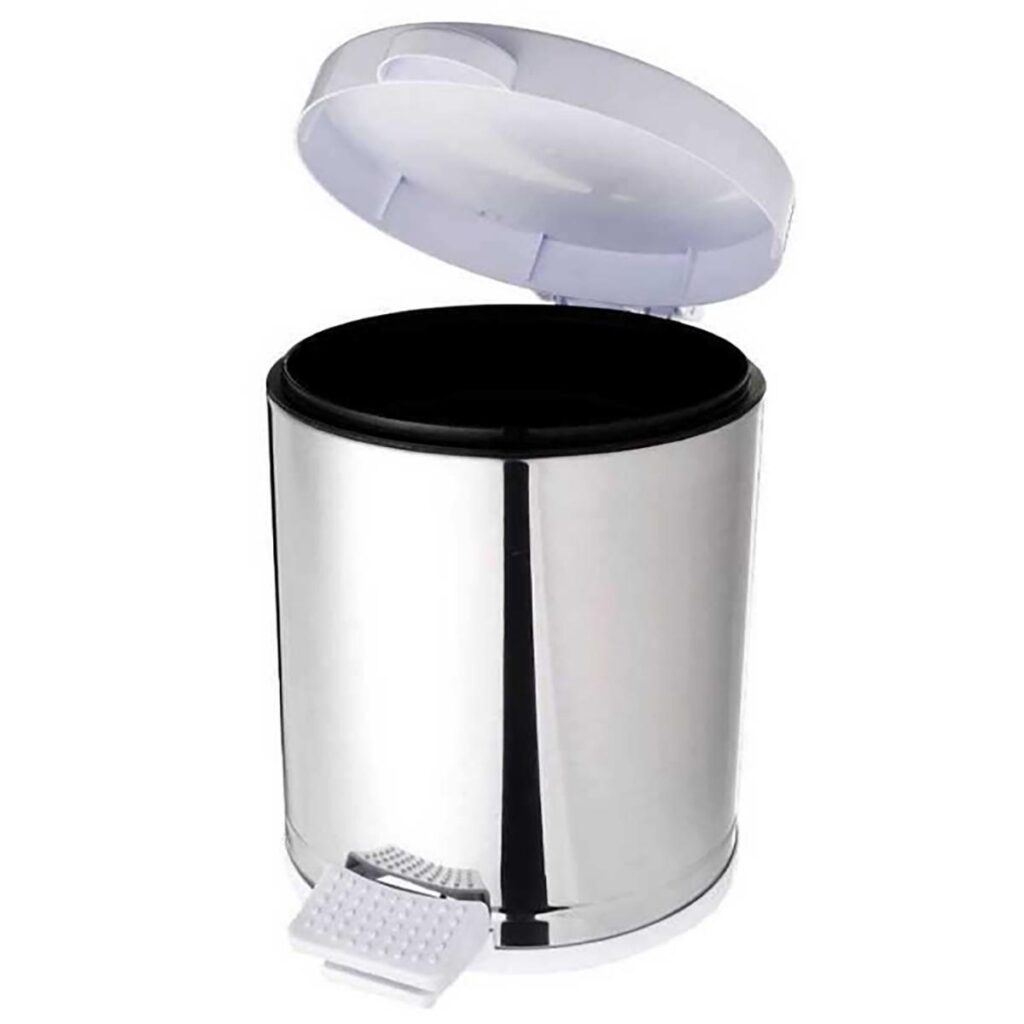 Lixeira Inox com Pedal 4,5L e Tampa de Plástico Viel - Imagem 5