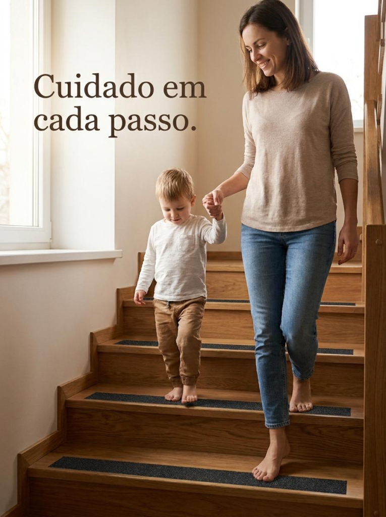 Fita Antiderrapante para Escada Preta 50mm x 5m Kapazi - Imagem 10