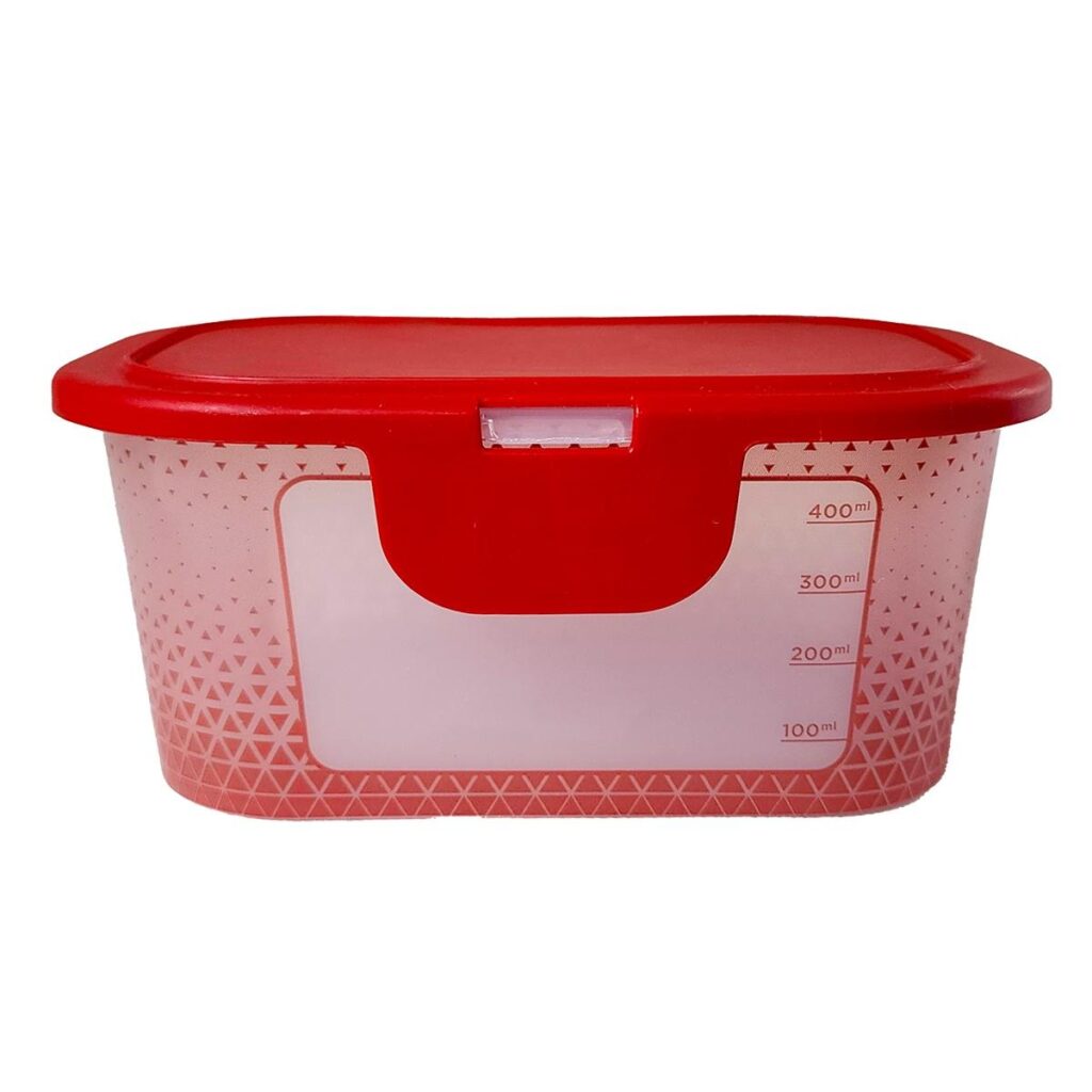 Pote com Tampa Fixa Retangular 600ml para Freezer Potte - Imagem 5
