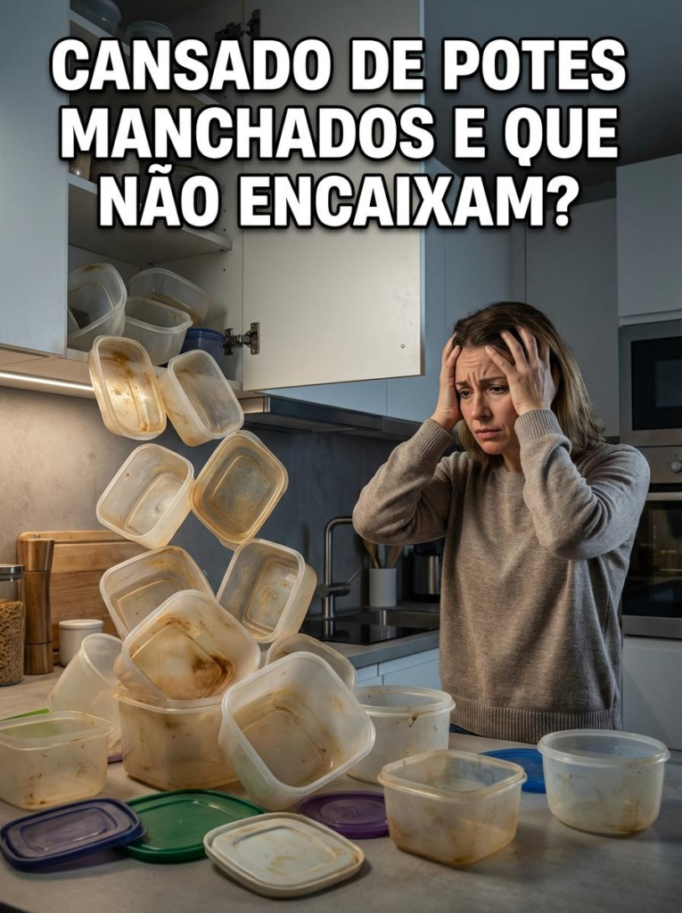 Pote Metalizado com Tampa Quadrado M 850ml Potte Premium - Imagem 3