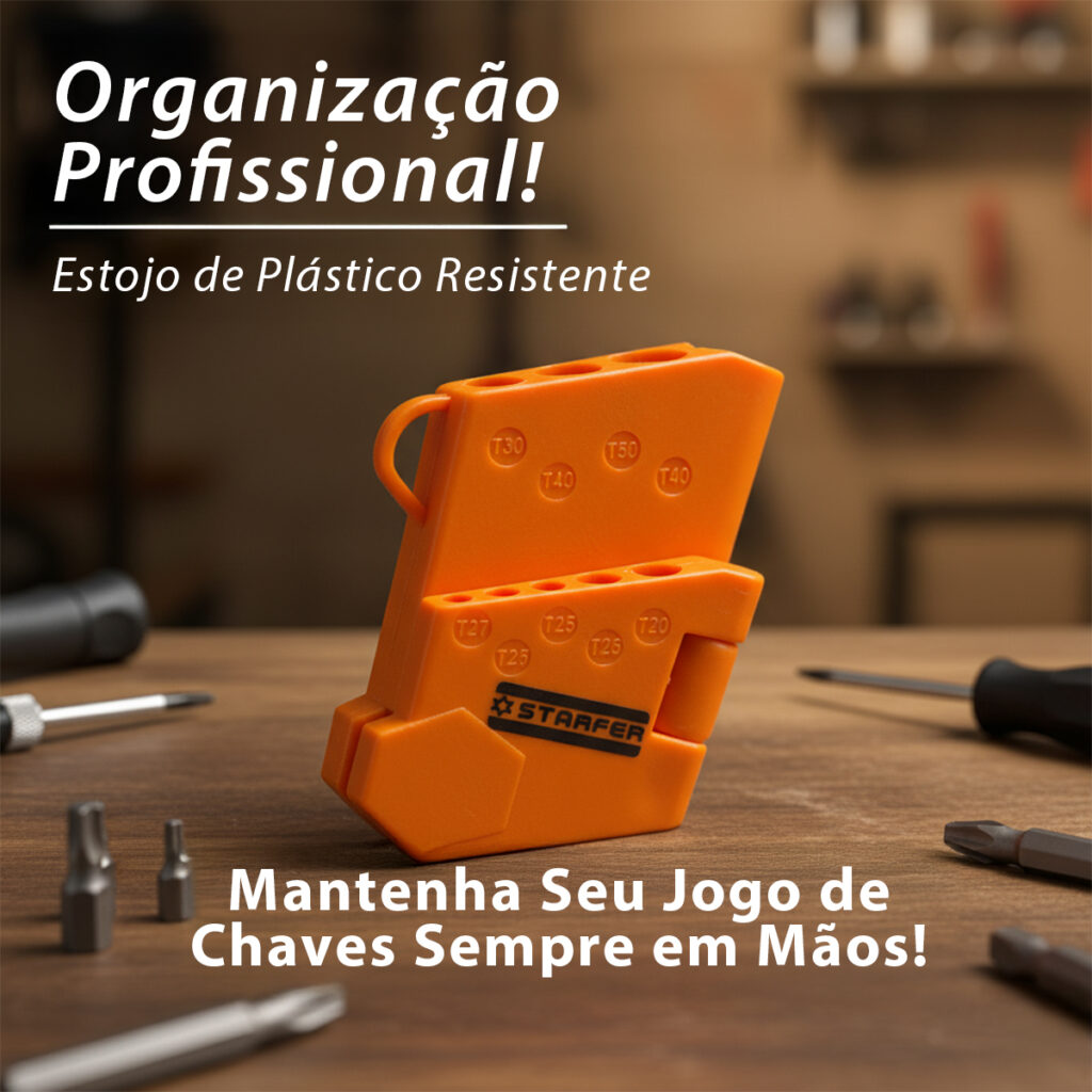 Jogo de Chaves Torx Longas T10 a T50 9 Peças Starfer - Imagem 6
