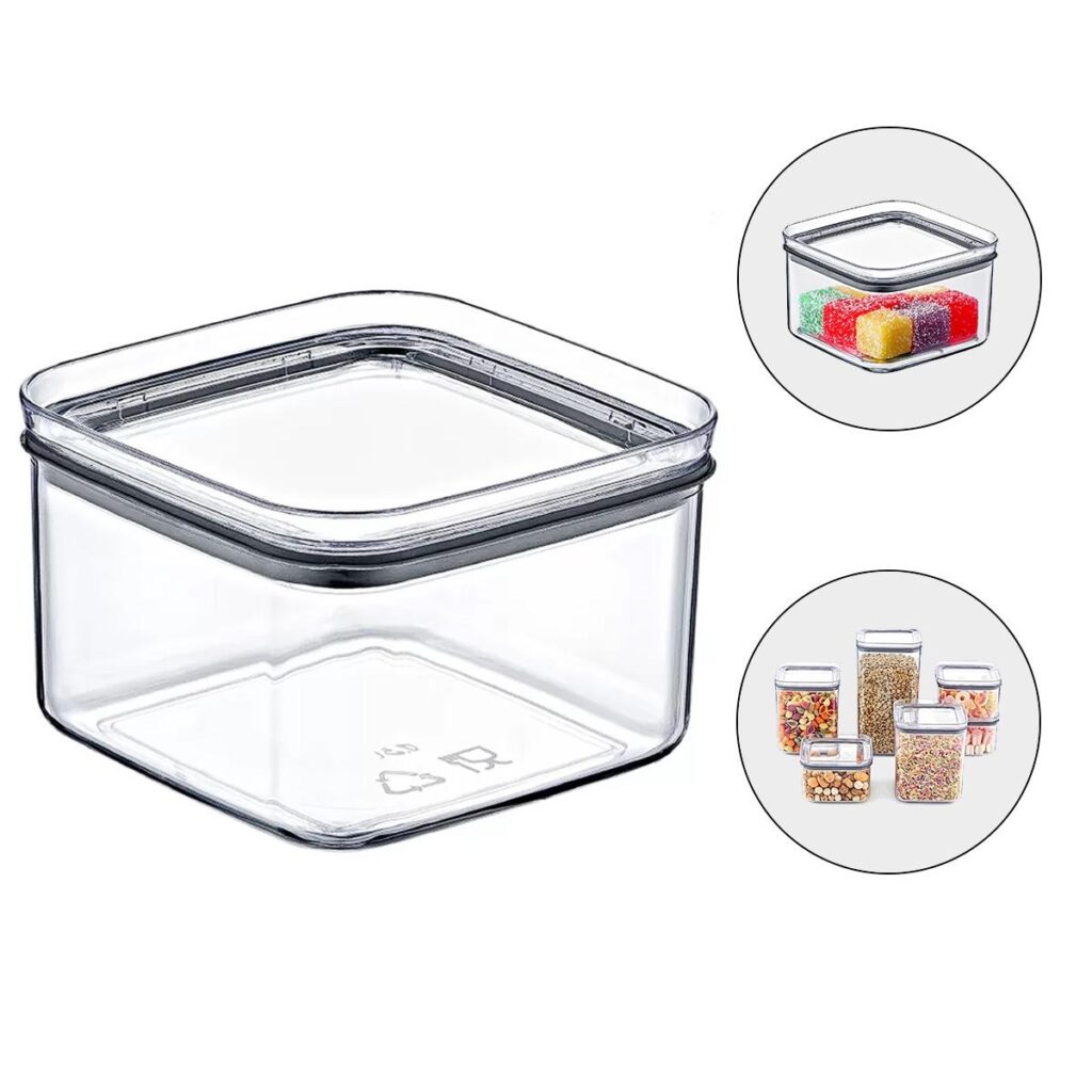 Pote Hermético Lumi Crystal Clear 550ml para Alimentos