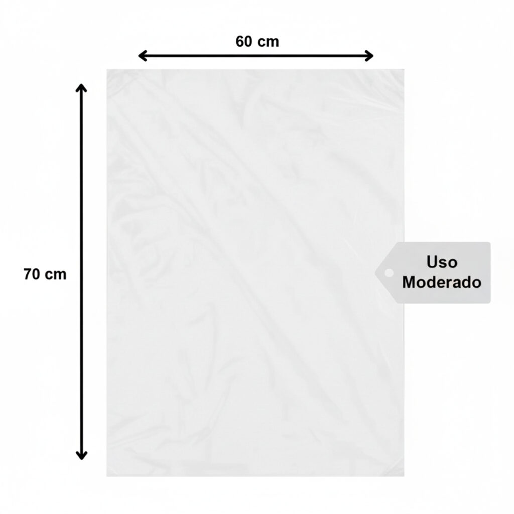 Saco de Lixo 60L Reforçado Uso Moderado 100 Unidades - Imagem 2