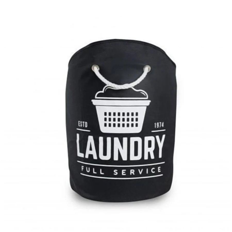 Cesto de Roupa Suja Dobrável Laundry 15L Preto