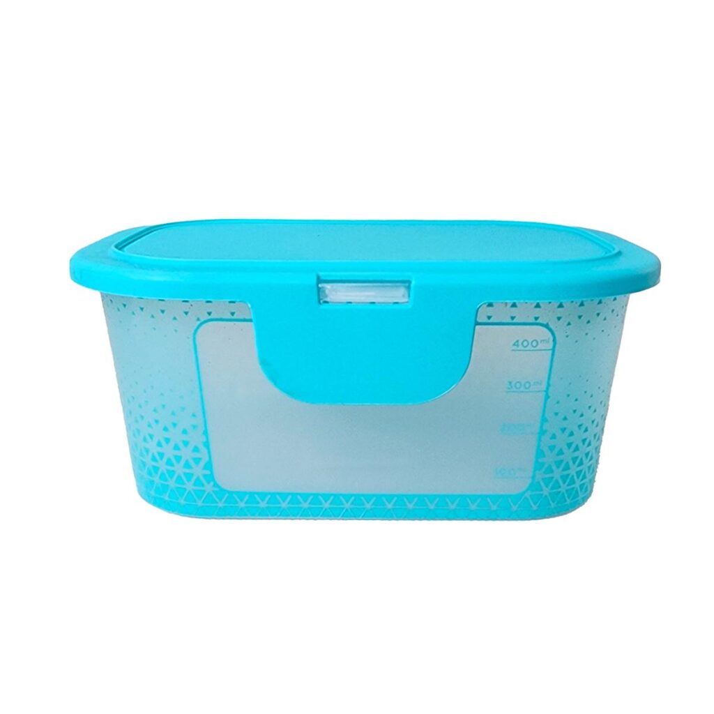 Pote com Tampa Fixa Retangular 600ml para Freezer Potte - Imagem 2