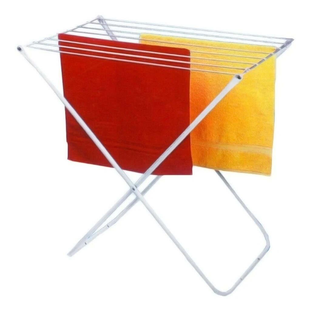 Varal de Chão Portátil em Aço 80cm 8kg Branco - Imagem 5