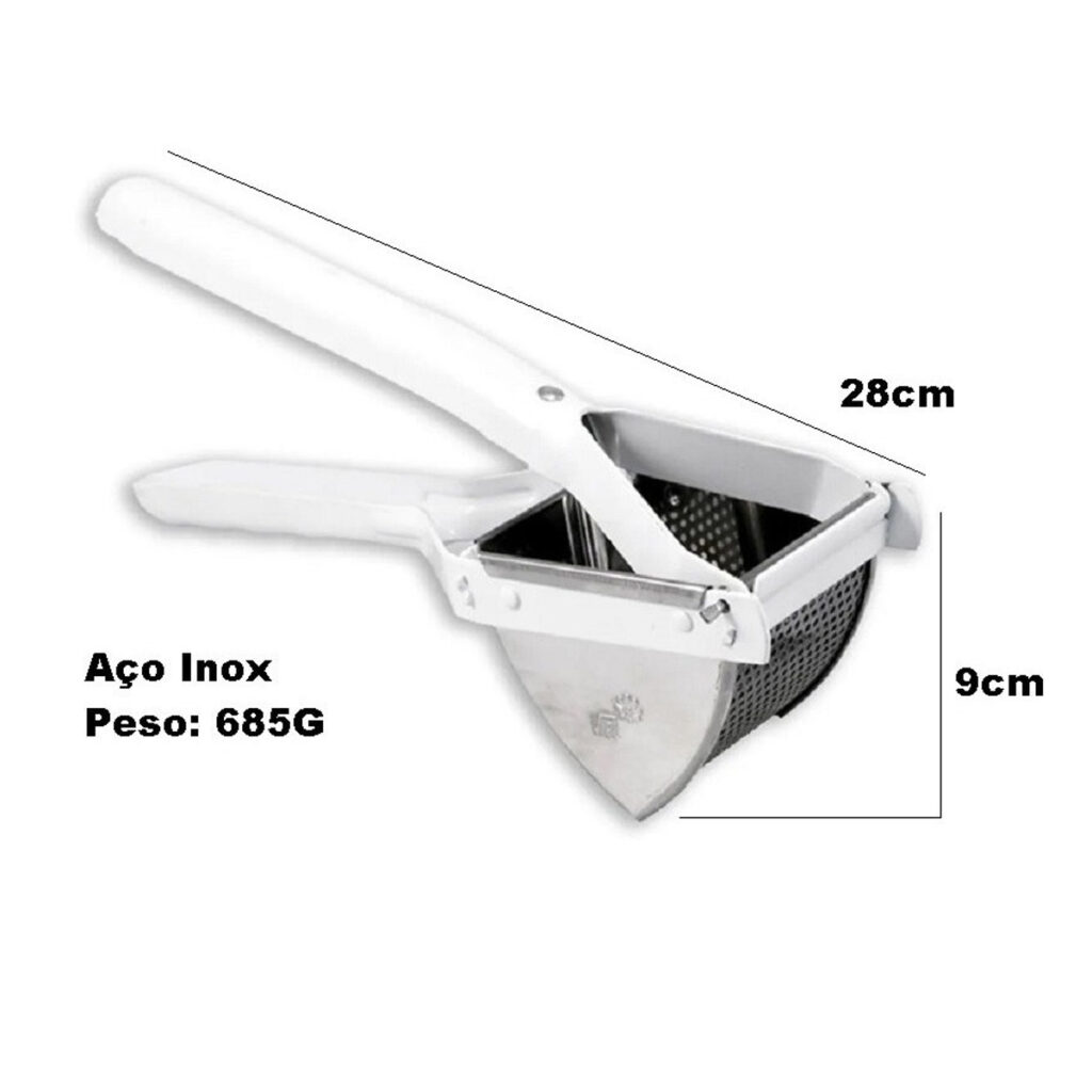 Espremedor de Batata e Legumes Inox Triangular Grande Viel - Imagem 2