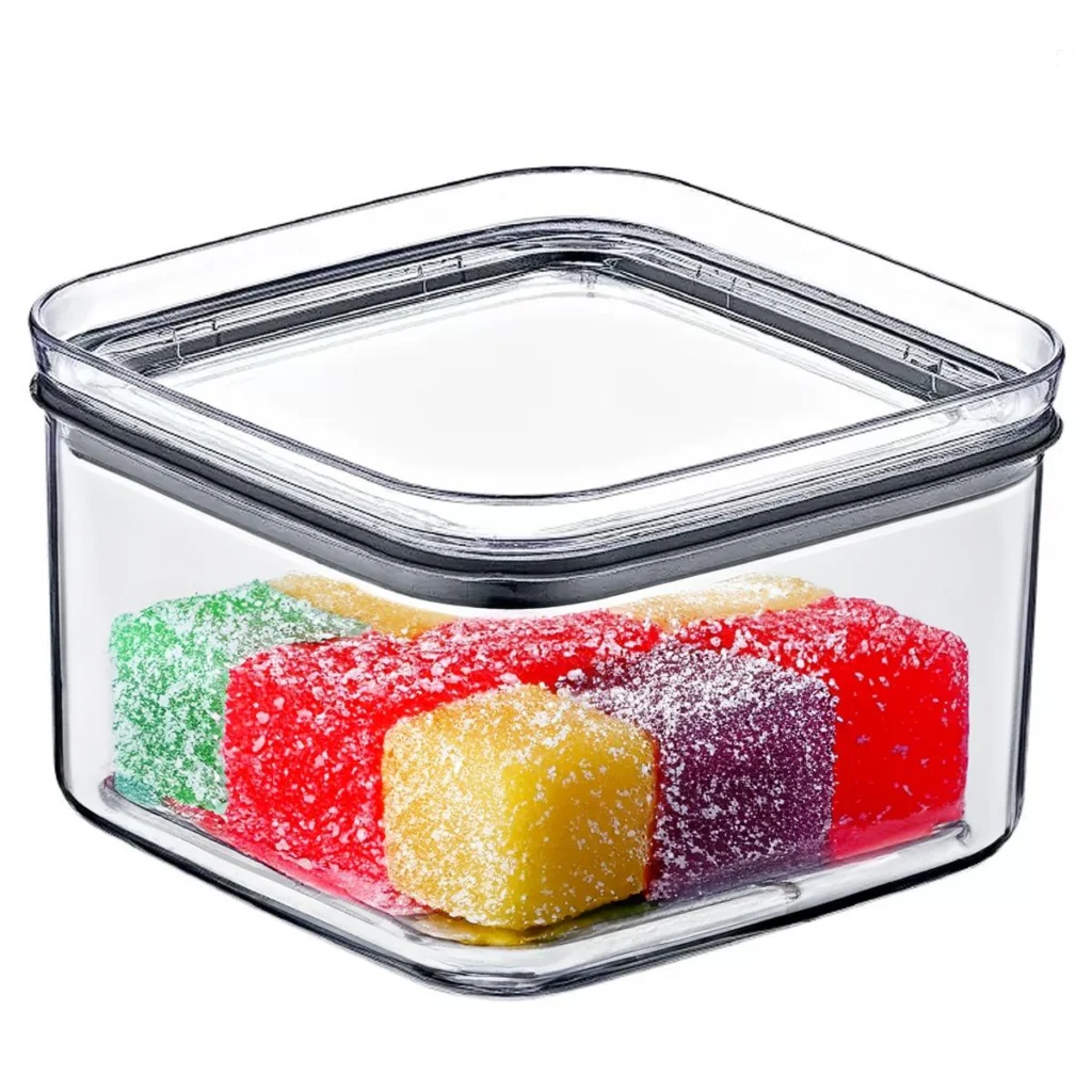 Pote Hermético Lumi Crystal Clear 550ml para Alimentos