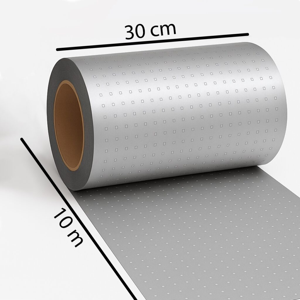 Fita Impermeável para Telhado Prateada 30cm x 10m Kit 2 - Imagem 2