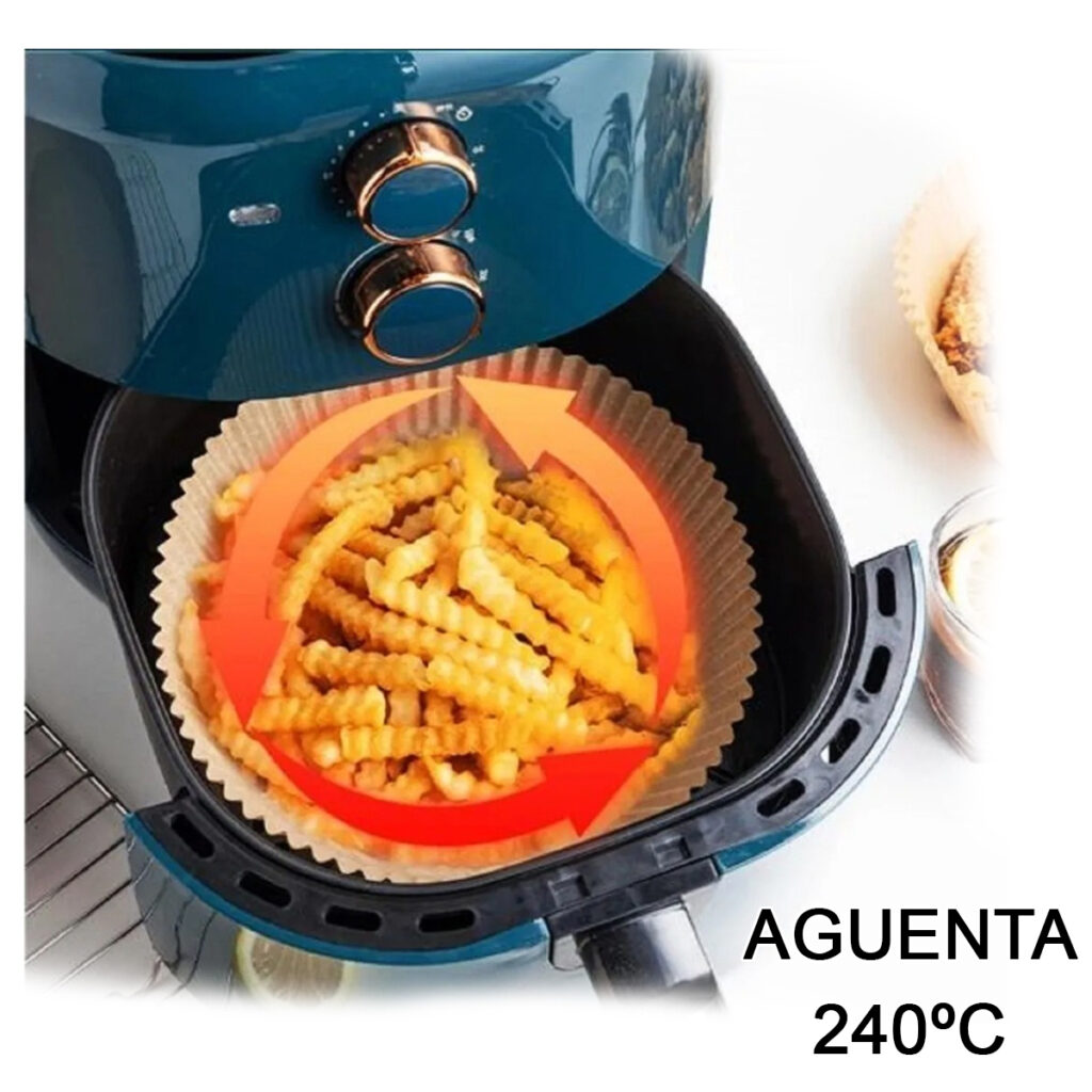 Forro de Papel Air Fryer Descartável 50 Unidades - Imagem 3