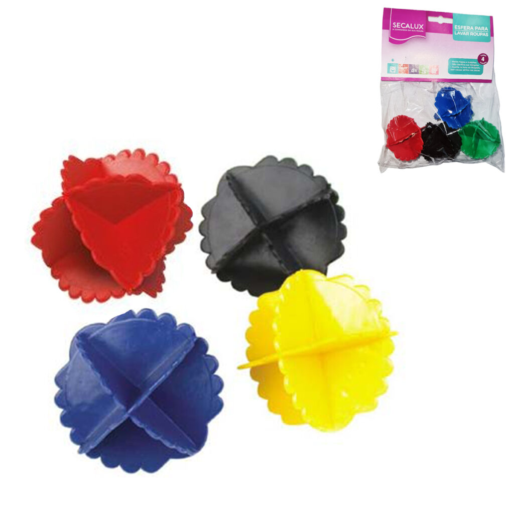 Kit 4 Bolinhas para Lavar Roupa na Máquina Secalux - Imagem 6