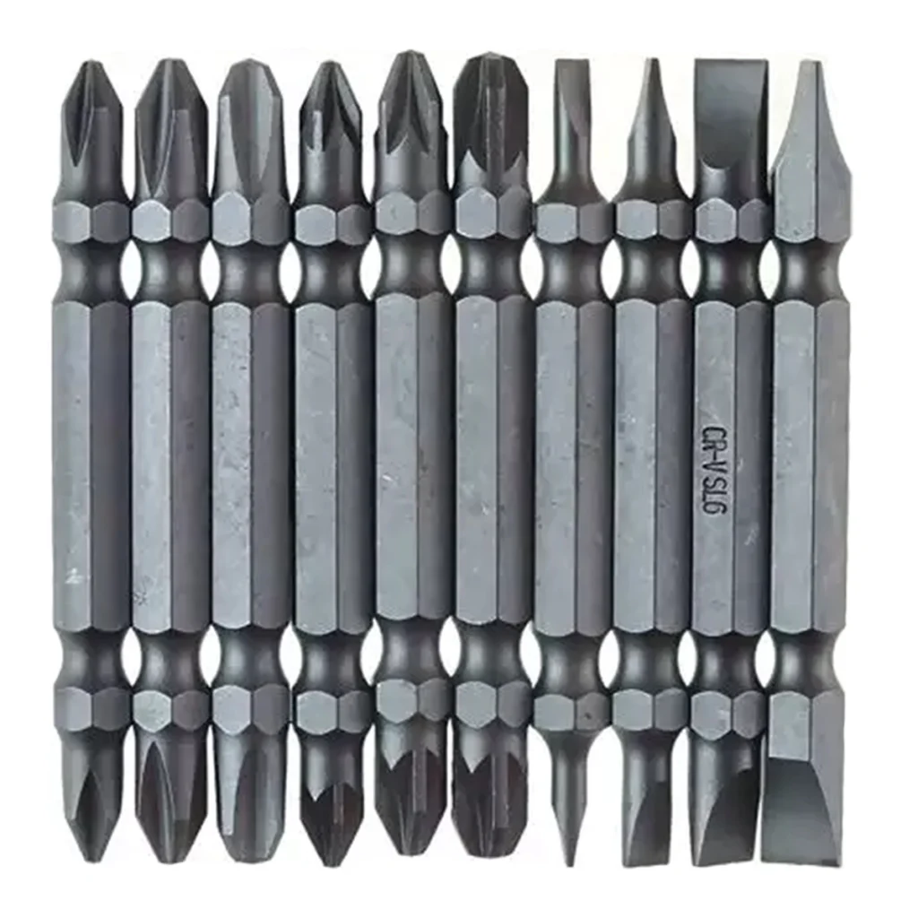 Jogo de Bits Ponta Dupla 65mm 10 Peças para Parafusadeira