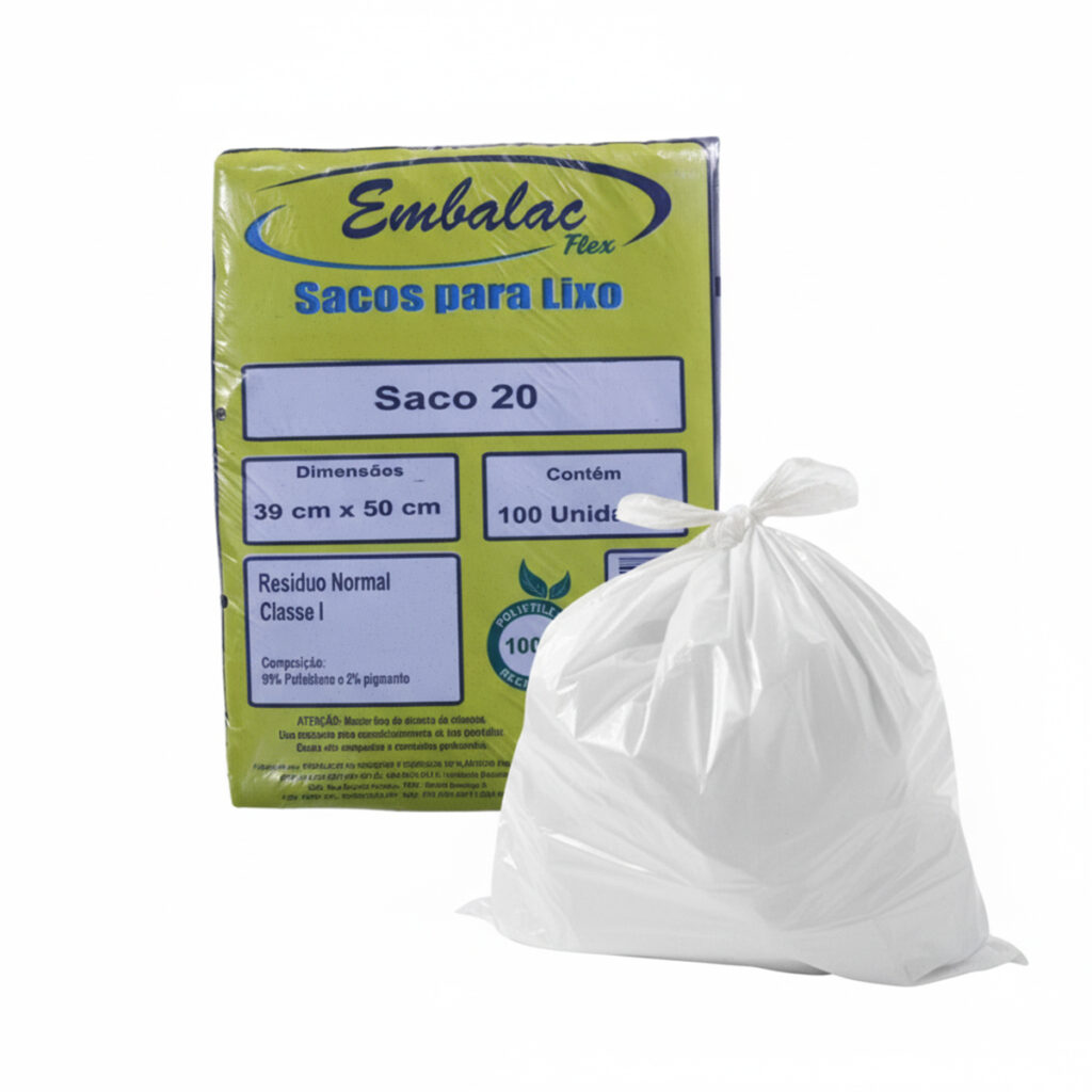 Saco de Lixo 20L Reforçado Uso Moderado 100 Unidades - Imagem 3