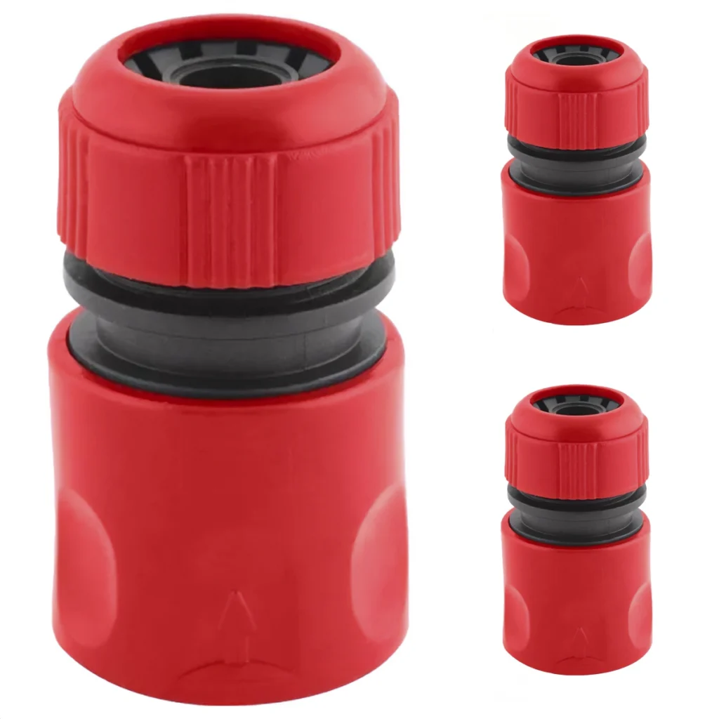 Kit 3 Engates Rápidos para Mangueira 1/2" com Bloqueador