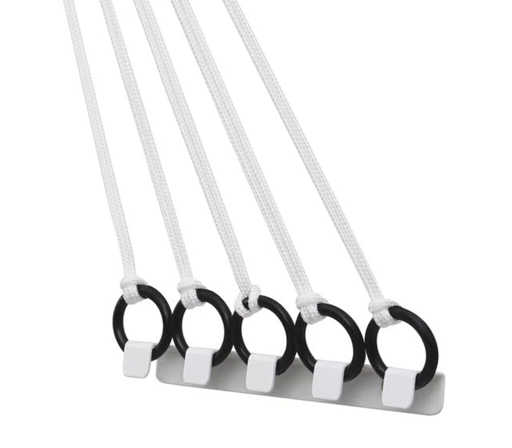 Varal de Teto e Parede Innovar 5 Varetas 1,00m Aço Branco - Imagem 4
