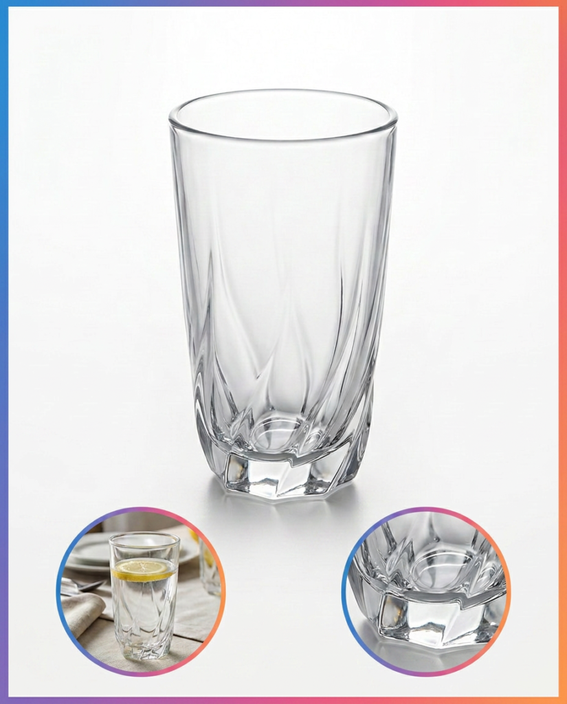Copo de Vidro Grosso Vienna 340ml para Água e Suco - Imagem 10