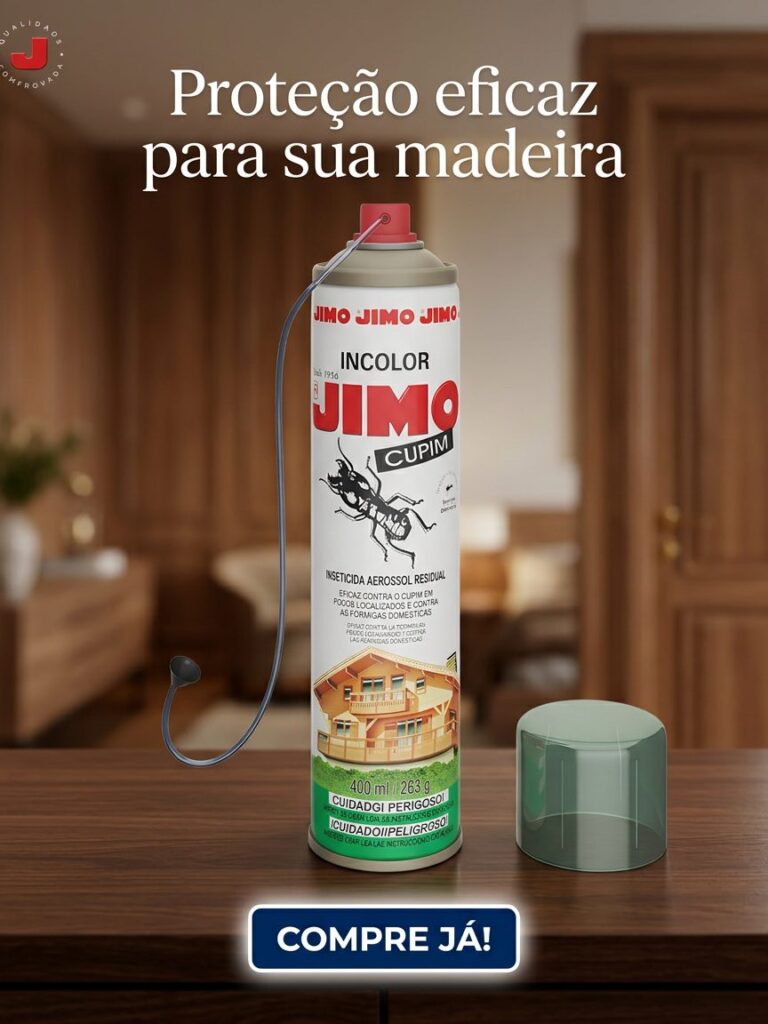 Inseticida Mata Cupim e Formiga Aerossol 400ml Jimo