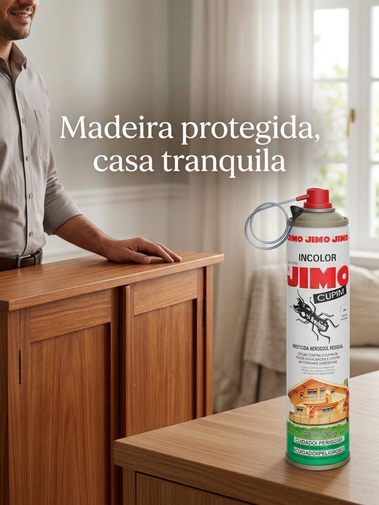 Inseticida Mata Cupim e Formiga Aerossol 400ml Jimo